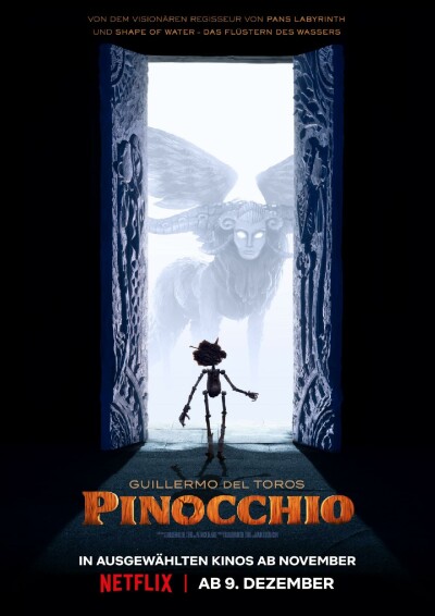 Filmplakat Guillermo del Toros Pinocchio