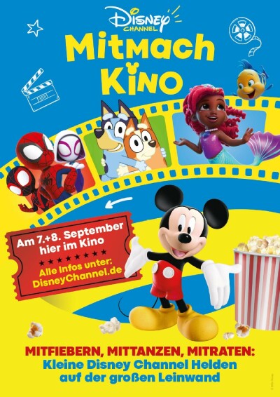 Filmplakat Disney Channel Mitmachkino 9-24