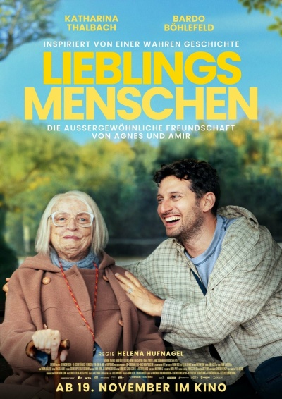 Filmplakat Lieblingsmenschen - Die außergewöhnliche Freundschaft von Agnes und Amir (Strick-Kino)